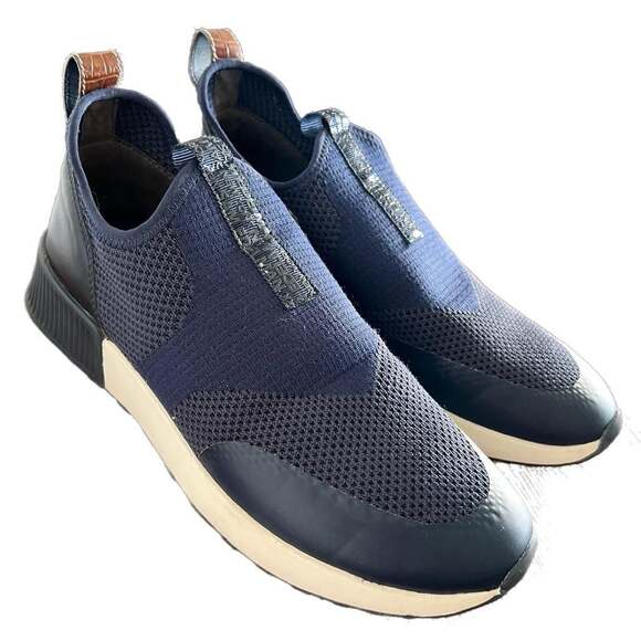 Sam Edelman Dania Navy Slip On Trainers Size 8.5 - Picture 1 of 10